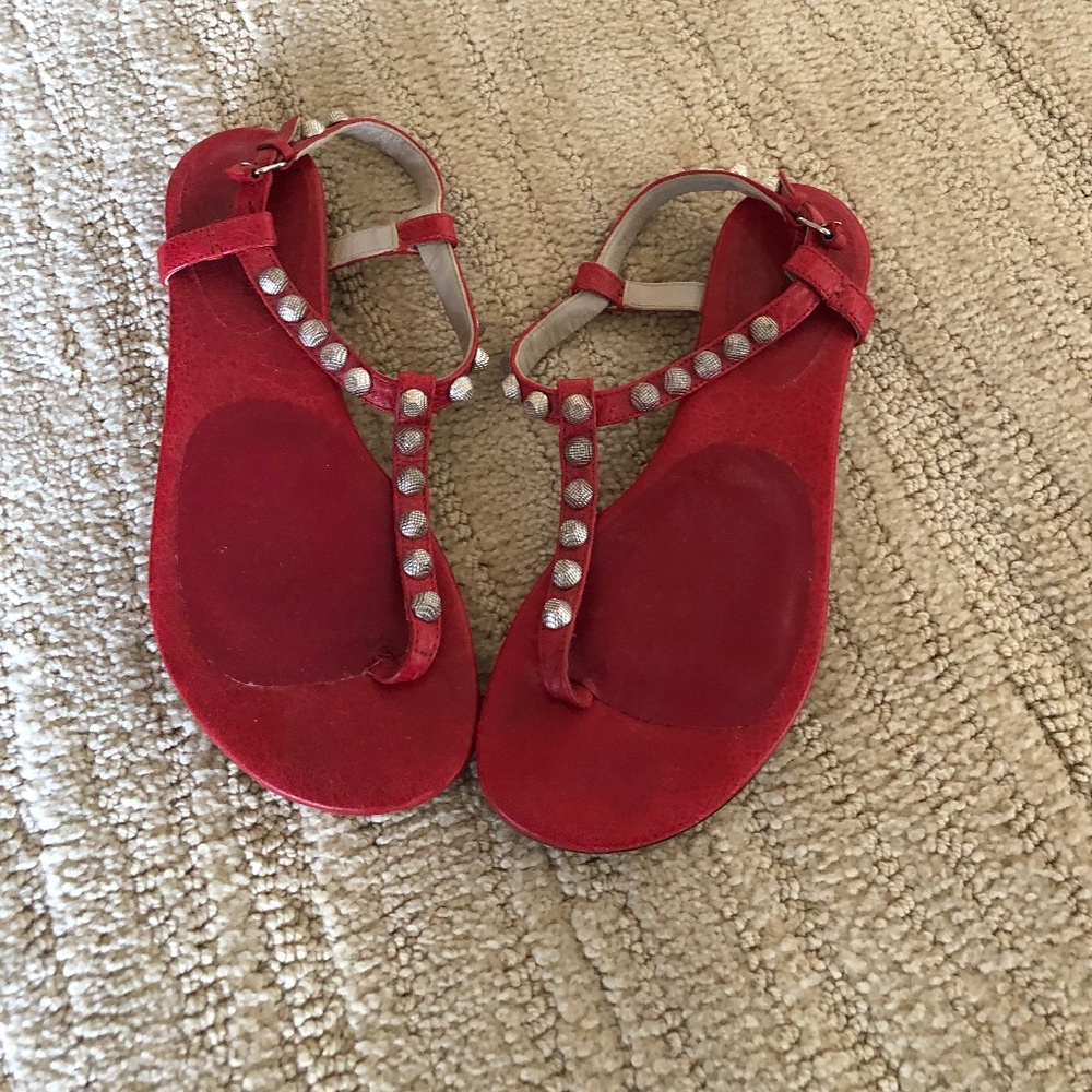 Balenciaga INFRA PELLE S.CUOIO ARENA Sandals
